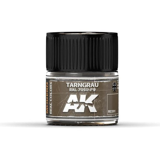 AK Interactive AFV RC091 Tarngrau RAL 7050-F9 10ml Acrylic Hobby Paint | Galactic Toys & Collectibles