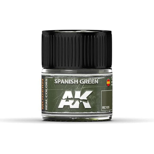 AK Interactive AFV RC105 Spanish Green 10ml Acrylic Hobby Paint | Galactic Toys & Collectibles