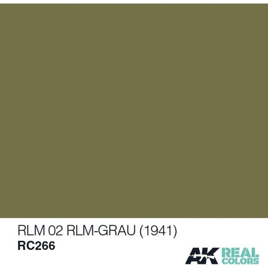 AK Interactive Real Color RLM -Grau (1941) 10ML Acrylic Hobby Paint Bottle | Galactic Toys & Collectibles