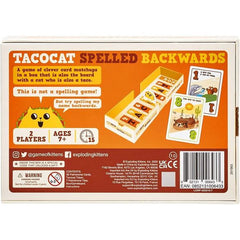 Exploding Kittens Games: Tacocat Spelled Backwards - Card Game