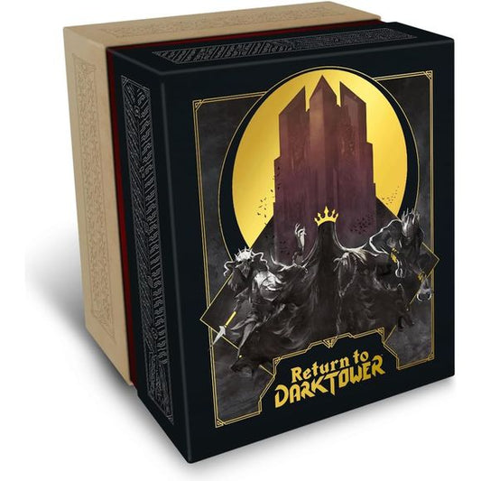 For an age, the tower lay in ruins. Unbeknownst to the people of the realm, a great evil stirred in its bowels. It started with strange sightings: a flock of crows flying in circles until they dropped from the sky, the lake frozen solid in the height of summer. In time, they could not deny that which they most feared. The evil had not been vanquished. The darkness would soon fall again. The tower will rise.