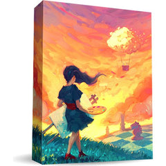 In Canvas, you play as a painter competing in an art competition. Players will collect transparent Art Cards, layering 3 of them together to create their own unique Painting. Each card contains a piece of artwork as well as a set of icons used for scoring. Icons will be revealed or hidden based on the way players choose to layer the cards making for an exciting puzzle.