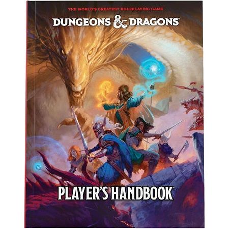 The biggest Player's Handbook in Dungeons & Dragons history, revised and expanded to reflect ten years of feedback from the D&D community!

This revised and expanded Player's Handbook contains rules for character creation and advancement, exploration, combat, equipment, spells, and much more. Create fantastic D&D heroes from the wide selection of character origins, classes, and subclasses provided. Explore ancient ruins and deadly dungeons. Battle monsters while searching for legendary treasures. Gain exper