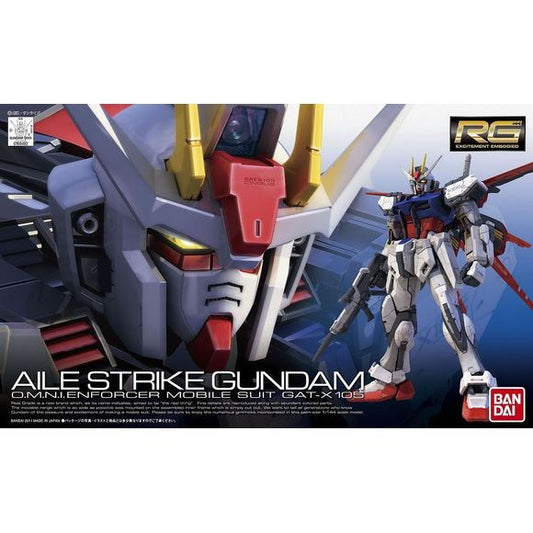 Bandai RG #03 Gundam SEED GAT-X105 Aile Strike Gundam 1/144 Scale Model Kit | Galactic Toys & Collectibles