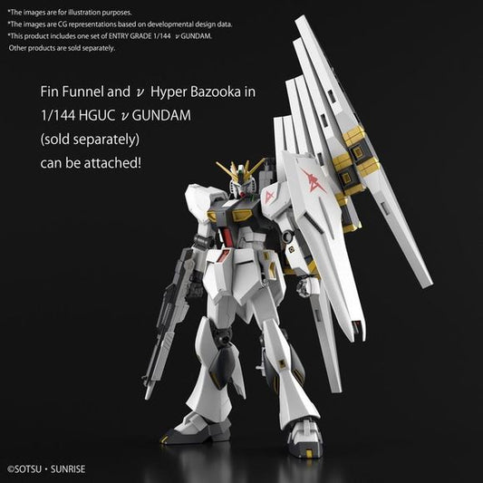 Bandai Entry Grade Nu Gundam EG 1/144 Model Kit