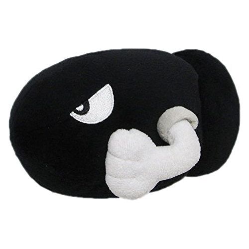 Bullet Bills, known as Killers in Japan, are black, missile-like enemies, commonly depicted as having small arms and fanged frowns on their faces; they first appeared in Super Mario Bros. They are usually fired by cannons known as Bill Blasters, although they are sometimes fired from other sources, such as Snifits and generic cannons.