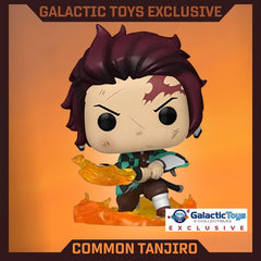A Galactic Toys Exclusive Funko Pop! From Demon Slayer Tanjiro Breath of the Sun! Common only.