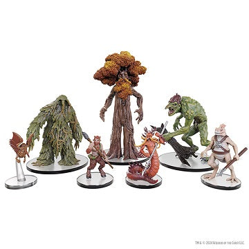 D&D Classic Collection: Monsters S-T is the sixth set in our line of highly collectible pre-painted miniatures inspired by iconic monsters from the original Dungeons & Dragons Monster Manual. This set contains: Salamander, Satyr, Shambling Mound, Stirge, Treant, Troglodyte, and Troll.